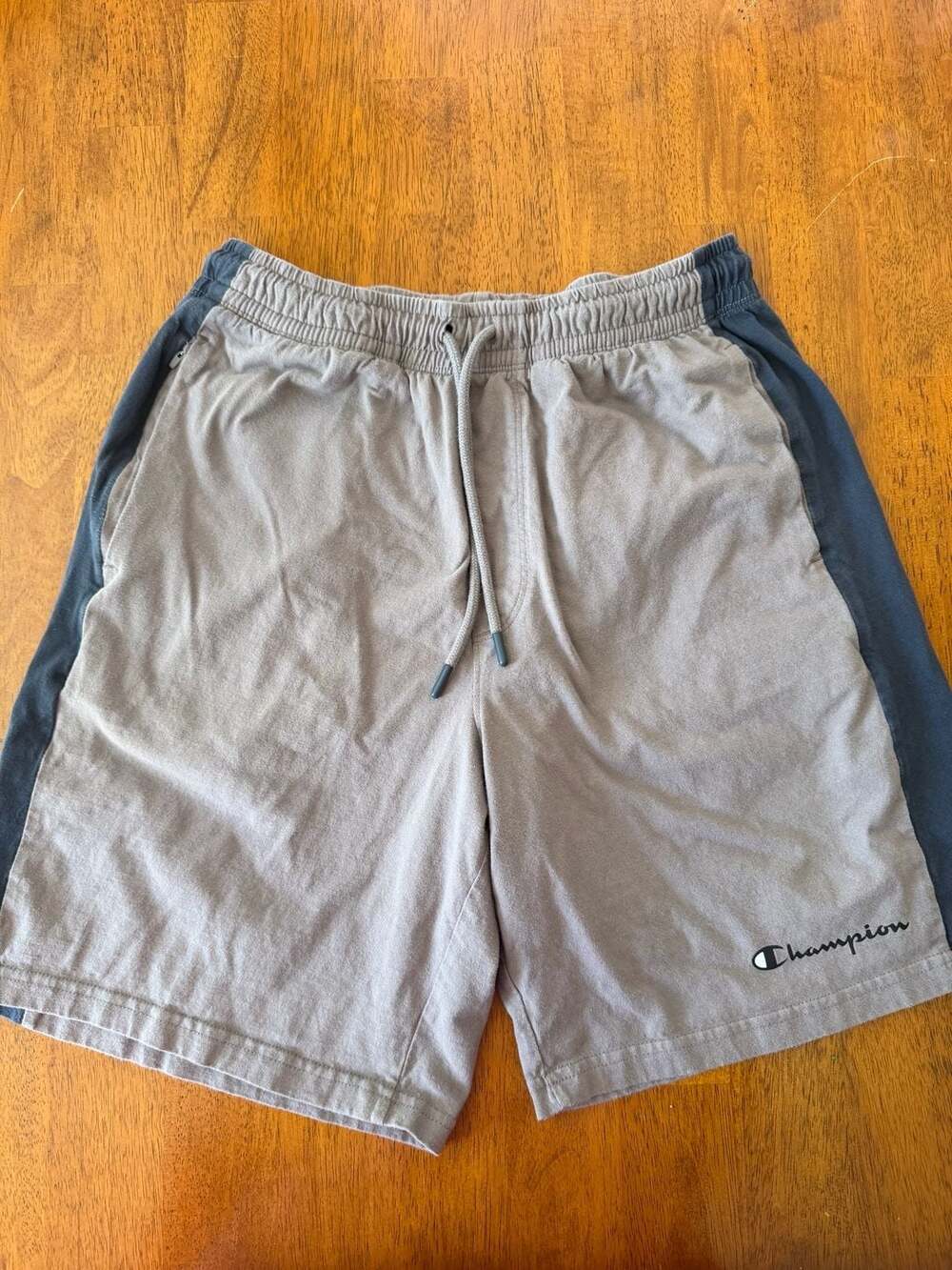 Champion Shorts Size M Gray Cotton Athletic Activewear